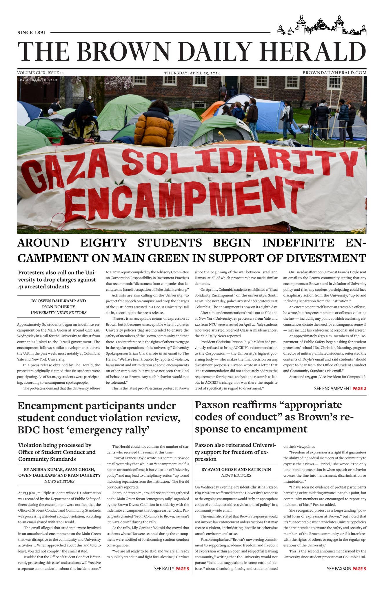Thursday, April 25th, 2024 by The Brown Daily Herald - Issuu