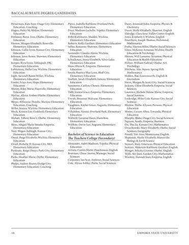 Emporia State University - 春季 2024 Commencement 第 10 页
