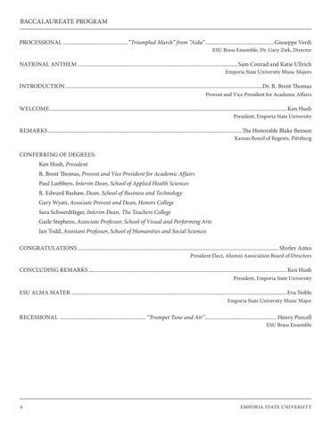 Emporia State University - 春季 2024 Commencement 第 4 页