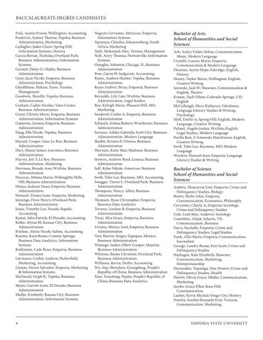 Emporia State University - 春季 2024 Commencement 第 8 页