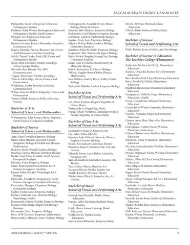 Emporia State University - 春季 2024 Commencement 第 9 页