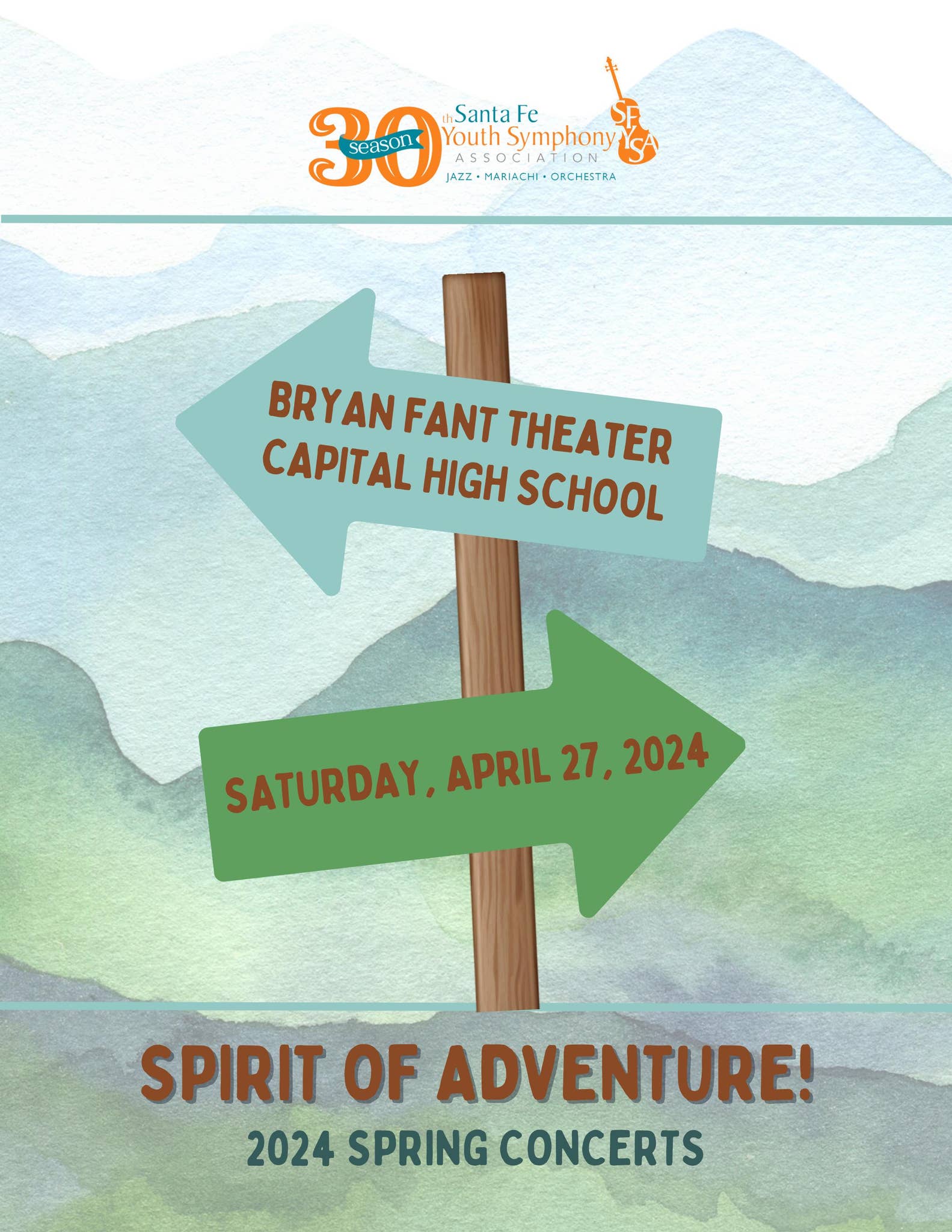 SFYSA 2024 Spring Concerts: Spirit of Adventure! by santafeyouthsymphony -  Issuu
