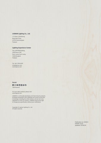 Nature 灯饰目录 · LIGMAN Inspired by 第 11 页