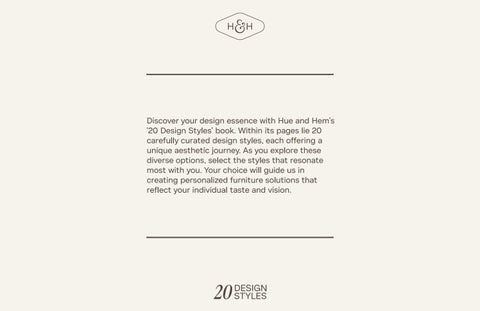 Ezra Lee Design+Build 家具目录 · 2024 HUE&HEM DESIGN STYLES 第 3 页