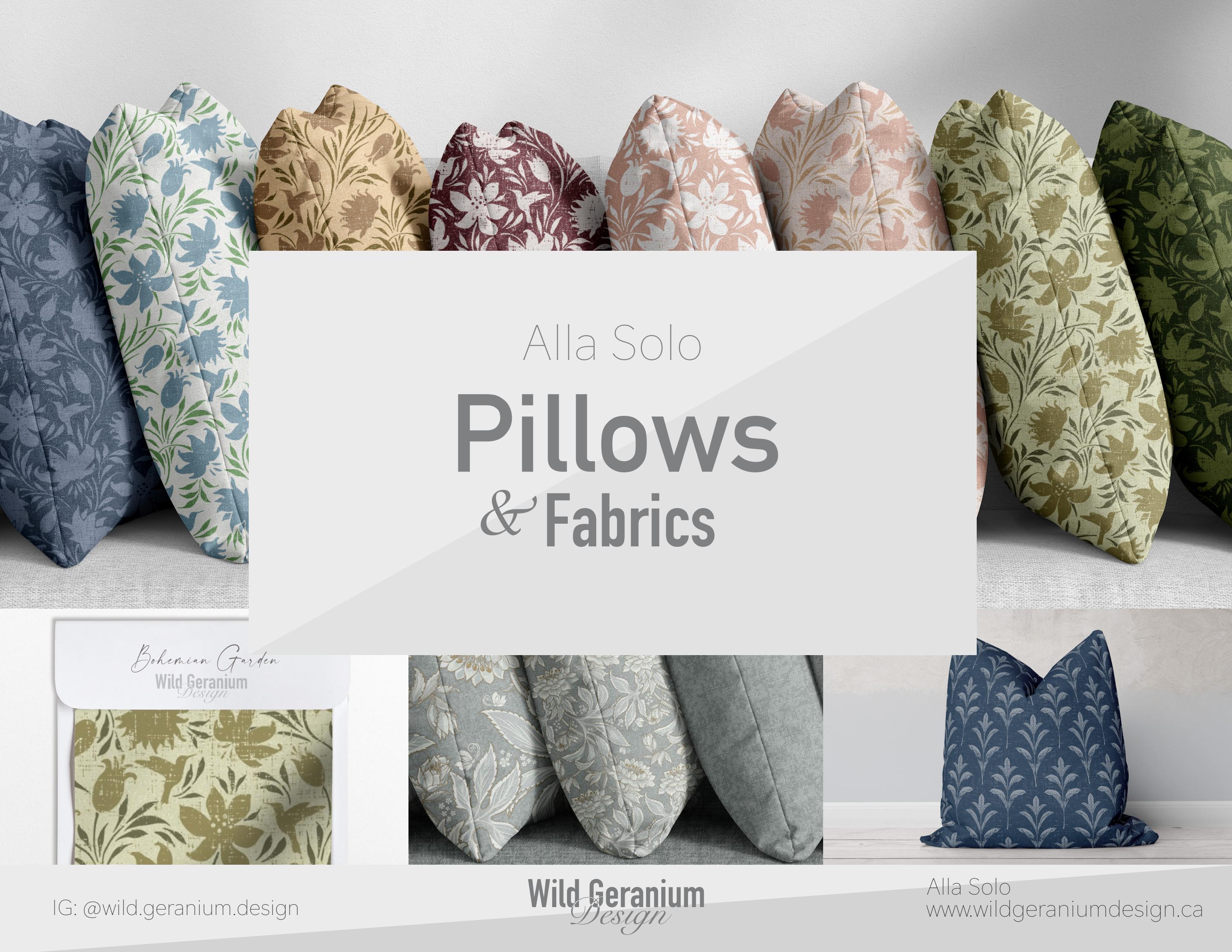 Alla Solo Pillows and Fabrics Product Collections Deck by