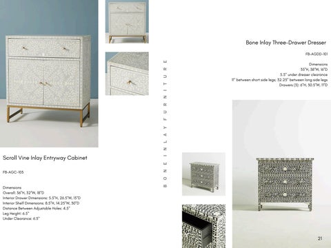 Bone Inlay 家具 第 21 页