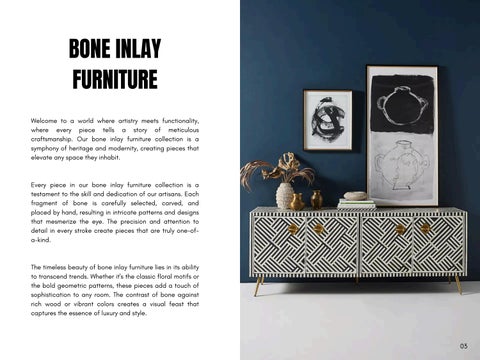 Bone Inlay 家具 第 3 页