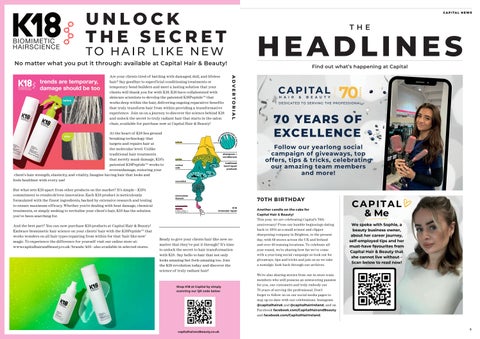 Capital Hair & Beauty 灯饰目录 · The Capital Cut | 夏季 2024 第 5 页