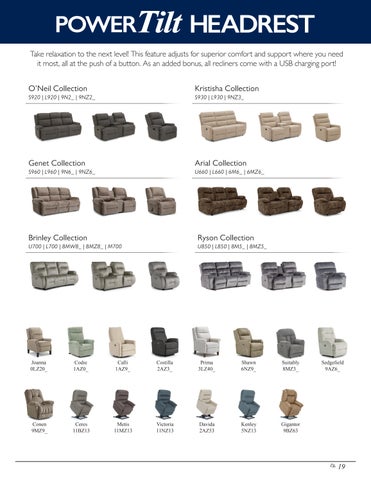 Best Home Furnishings 春季 2024 Motion × Recliners 家具目录 - 第 19 页
