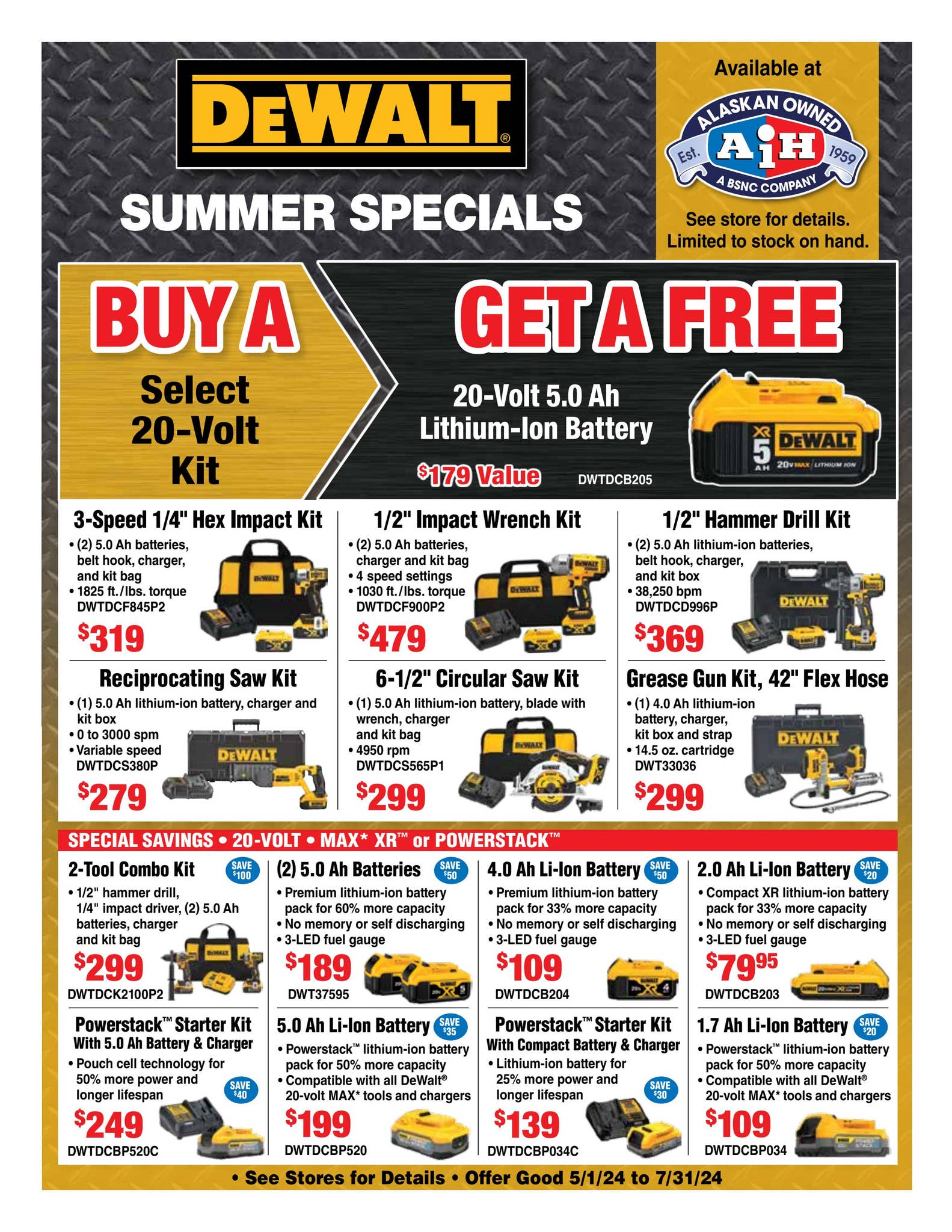 DeWalt Summer Specials by Alaska Industrial Hardware Issuu