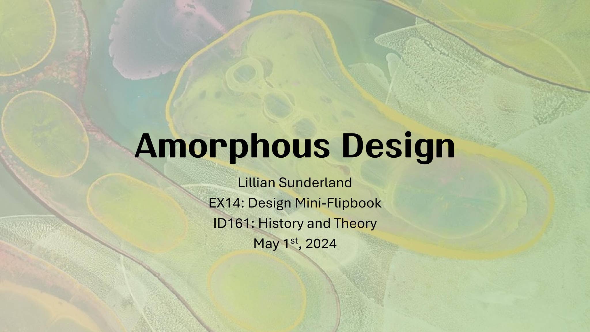 Amorphous Design by lilliansunderland - Issuu