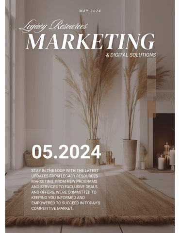 Legacy Resources Marketing and Digital Solutions May Issue