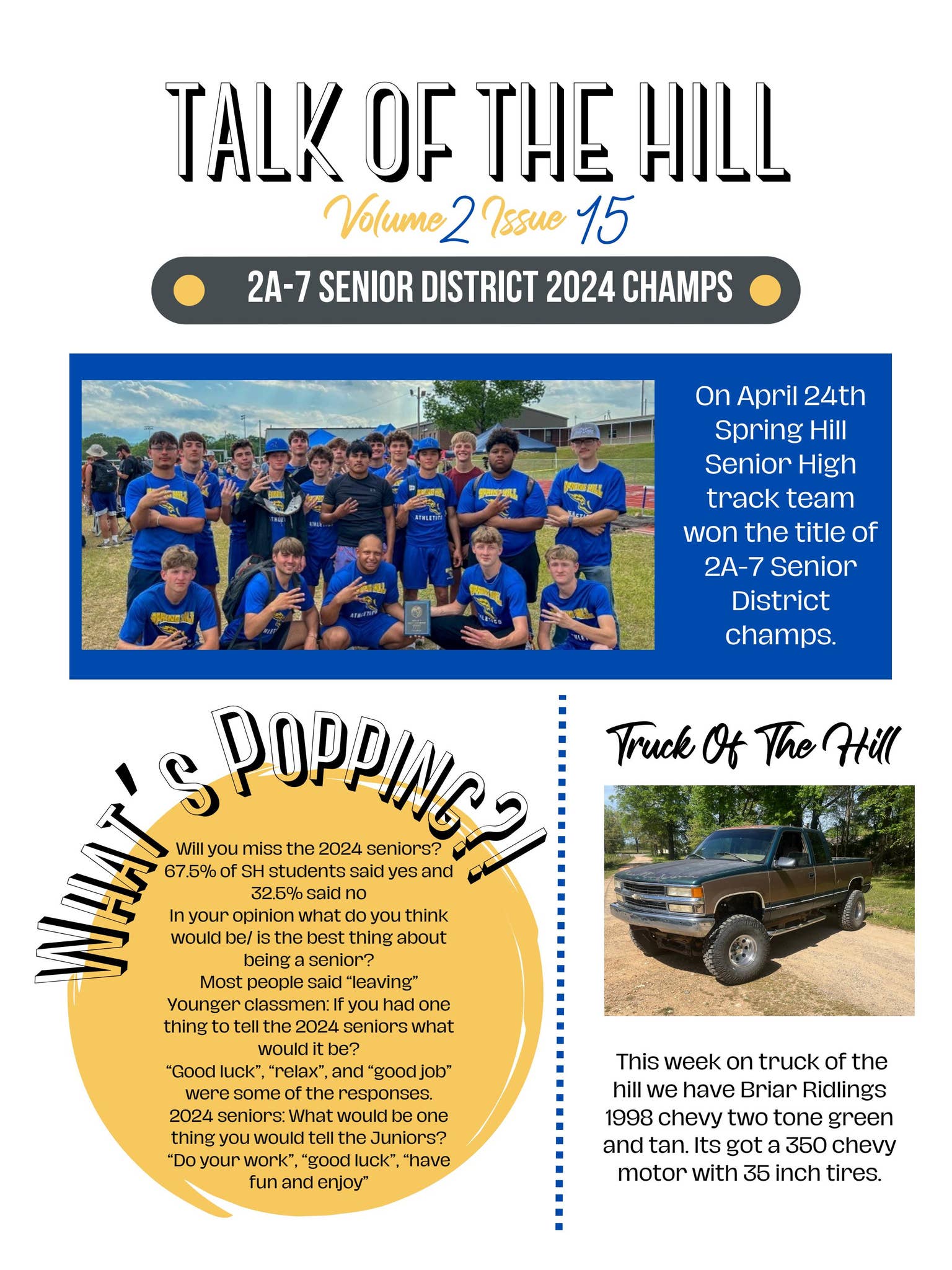 Talk of the Hill Vol. 2 Issue 15 by Alicia Dowell - Issuu