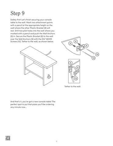 nathanjameshome 家具目录 · Virgo 玄关桌 Instruction Sheet 37302 第 12 页