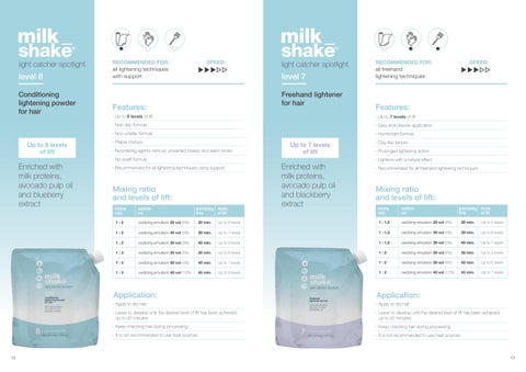 milk shake® 灯饰 catcher 技术 manual 第 7 页