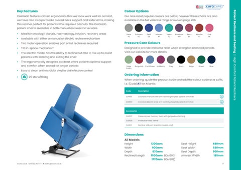 Ocura Healthcare 家具 - 2024/25 目录 2 第 17 页