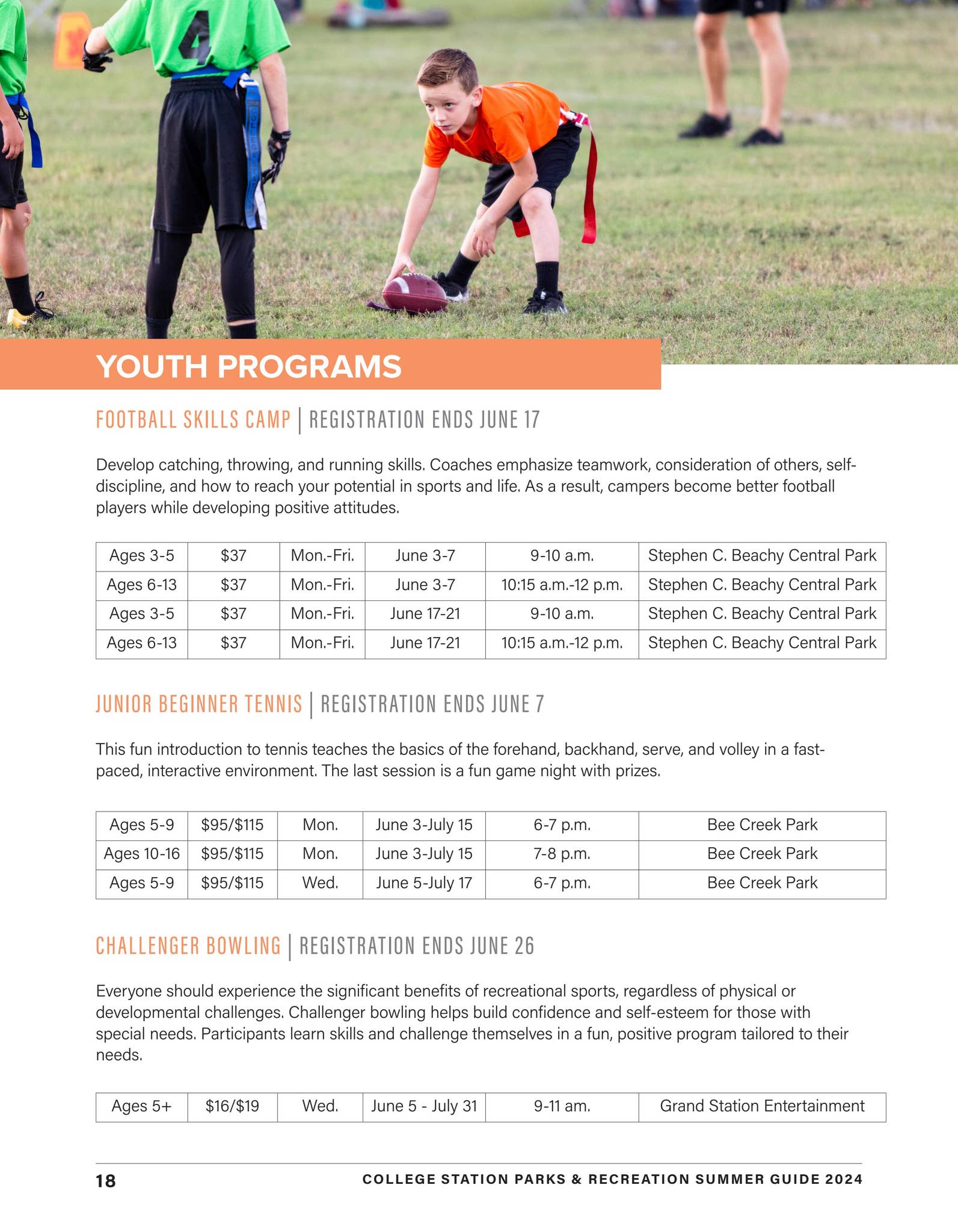 Parks & Recreation Summer Guide 2024 by City of College Station - Issuu
