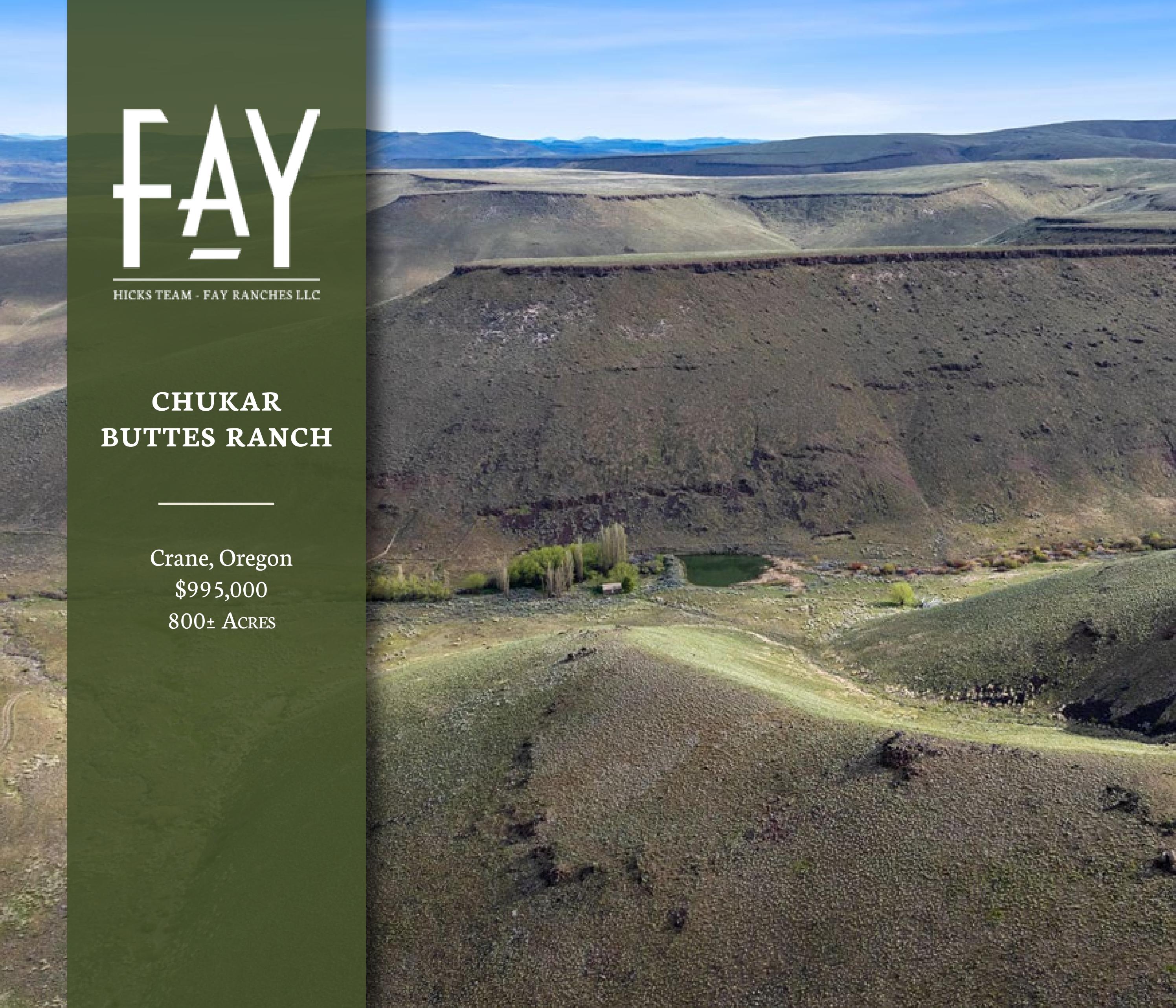 Chukar Buttes Ranch | Fay Ranches by Fay Ranches - Issuu