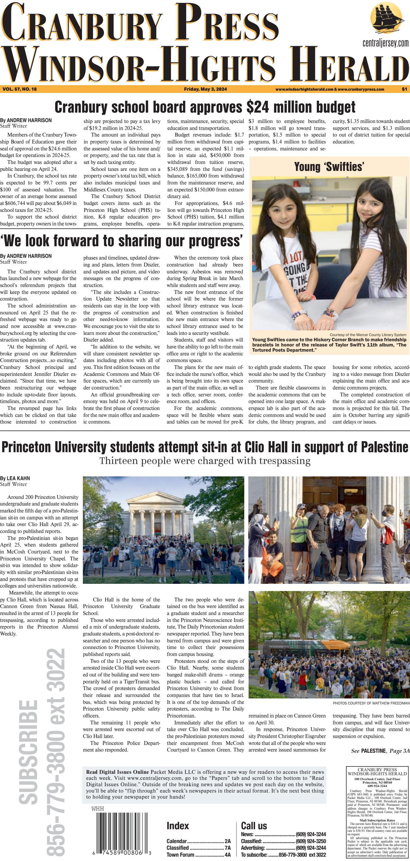 Cranbury Press & WindsorHights Herald by nmg Issuu