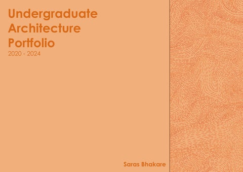 Architectural Portfolio - Saras Bhakare