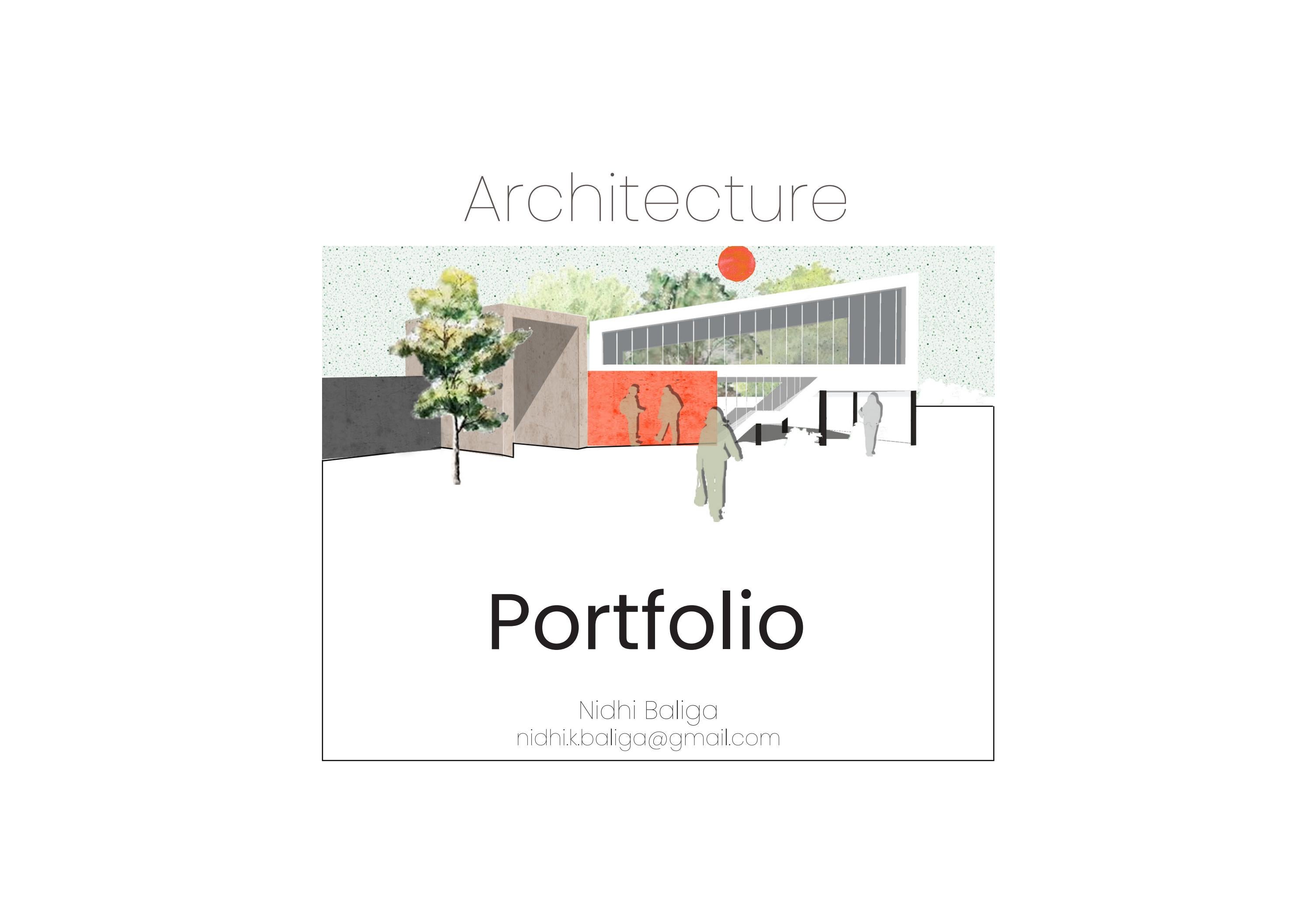 Architecture Portfolio by Nidhi Baliga - Issuu