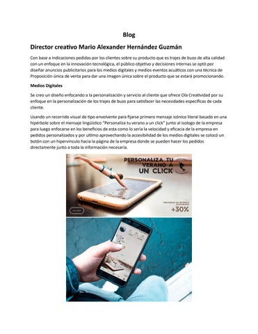 Blog Director creativo Diving Suit A.S Ola Creativa