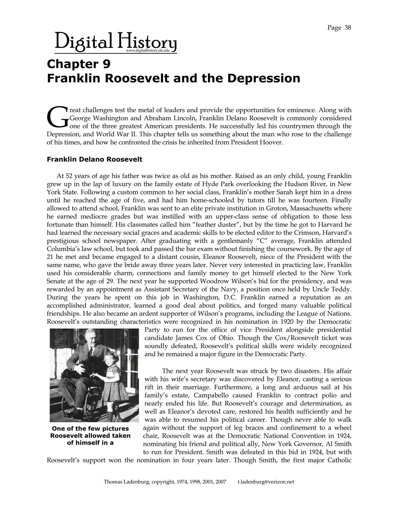 Franklin Roosevelt and the Depression by demandside - Issuu