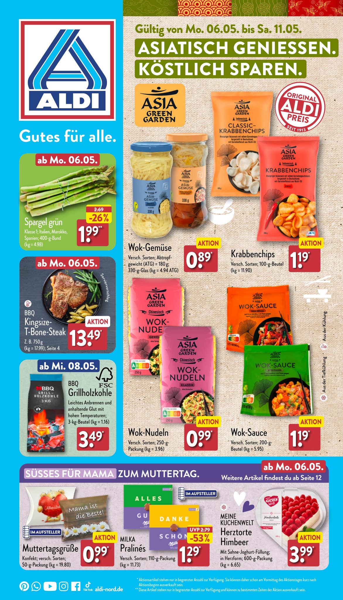 Prospekt von ALDI vom 06.05.2024 by Weser Wochenblatt Verlagsgesellschaft  mbH - Issuu
