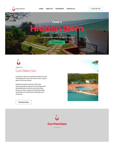 Cashew Leaf Resort - Best Resort in North Goa Near Beach