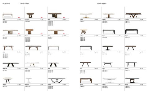 Calligaris tafels 第 9 页