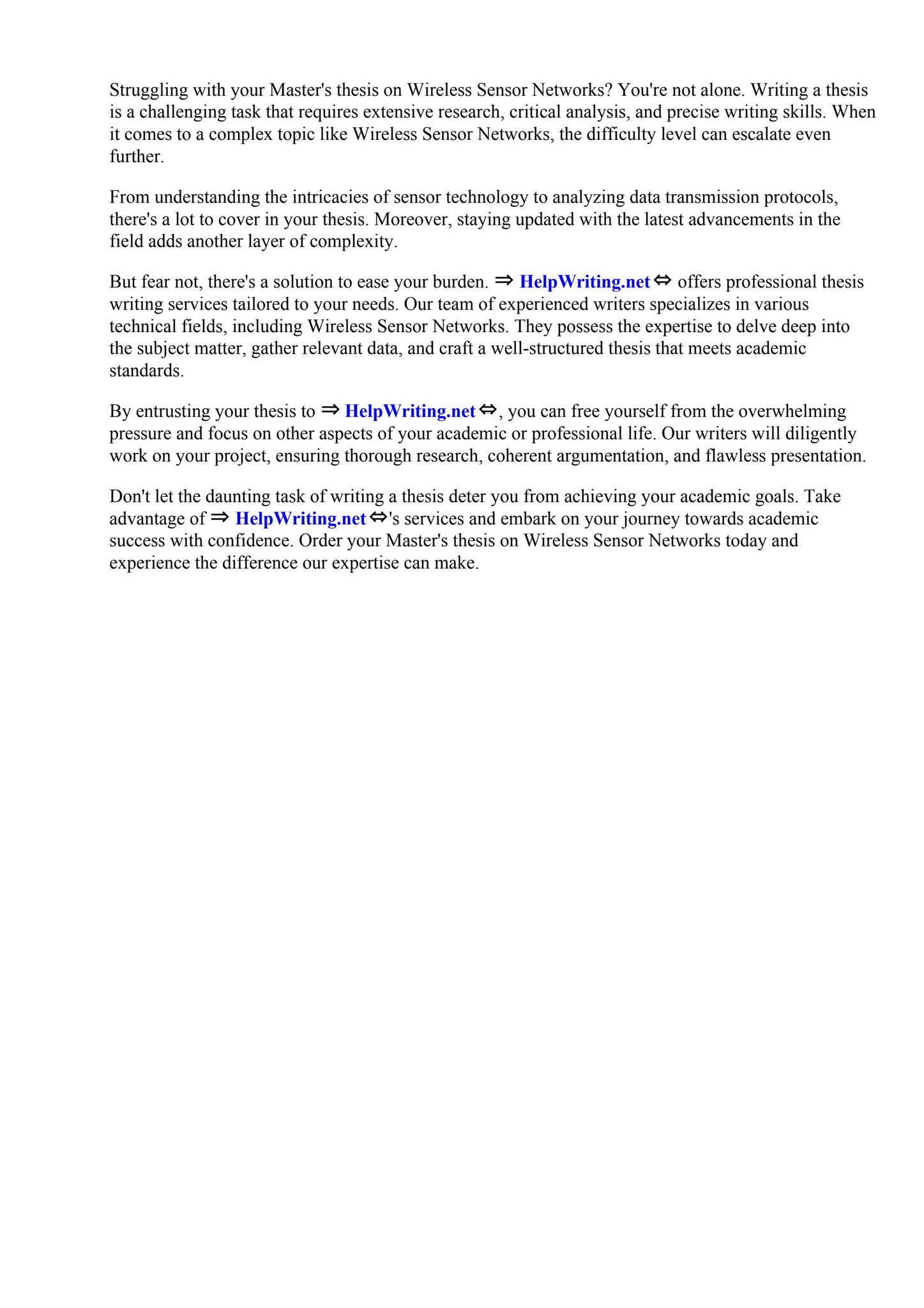Master Thesis On Wireless Sensor Network by College of Saint Benedict ...