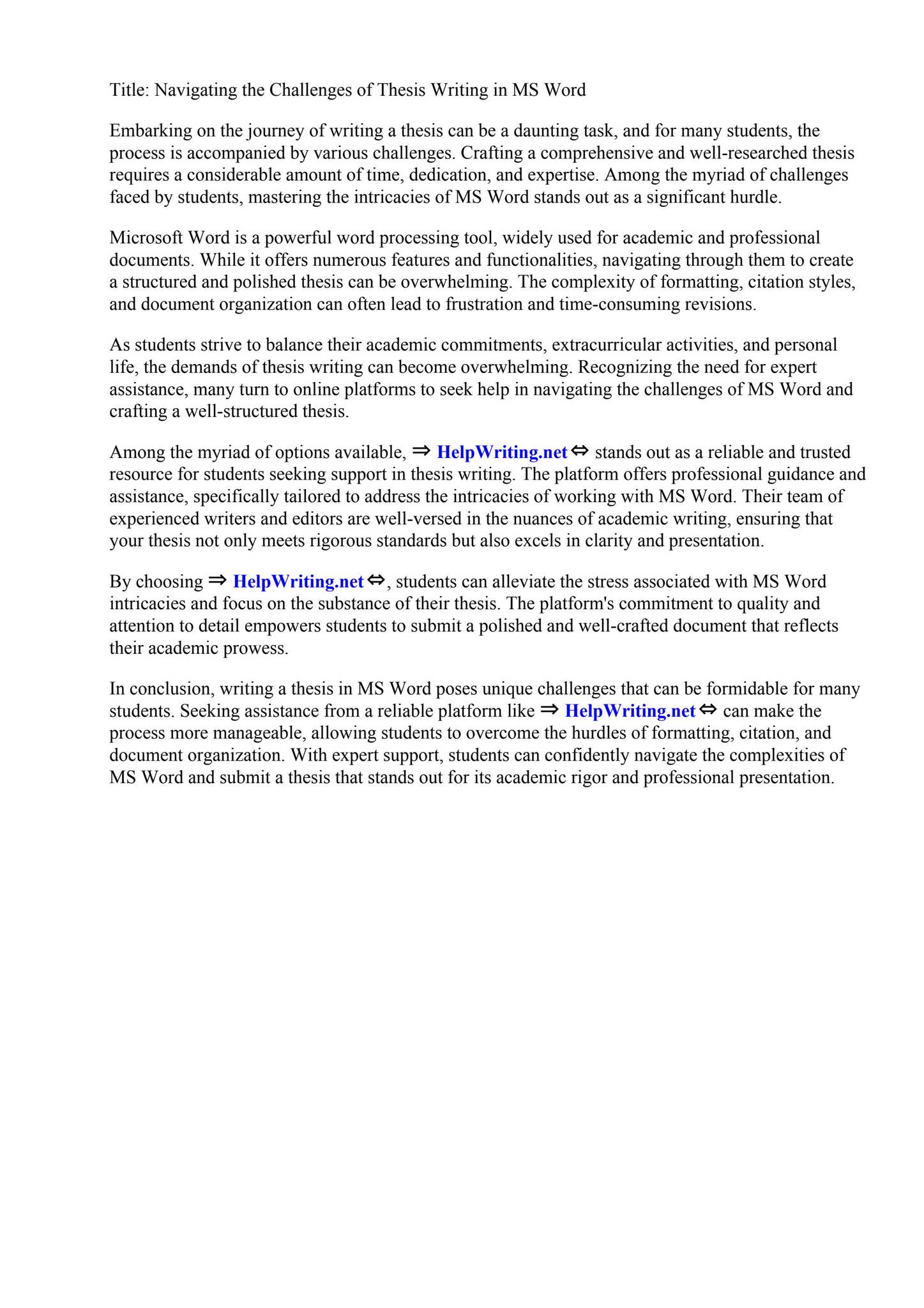 How To Write A Thesis In Ms Word by New England Conservatory of Music ...
