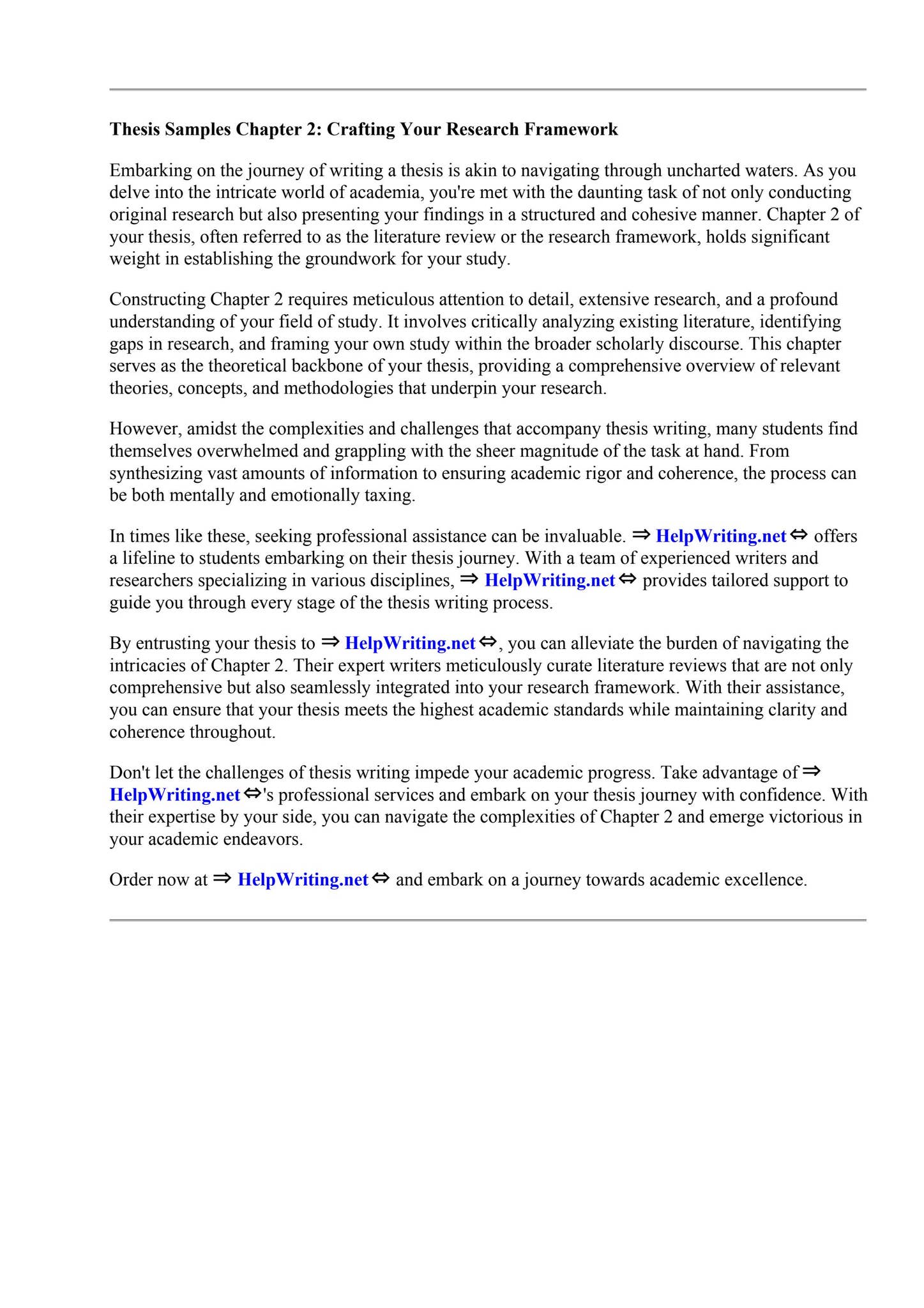 Thesis Samples Chapter 2 by Kaskaskia College - Issuu