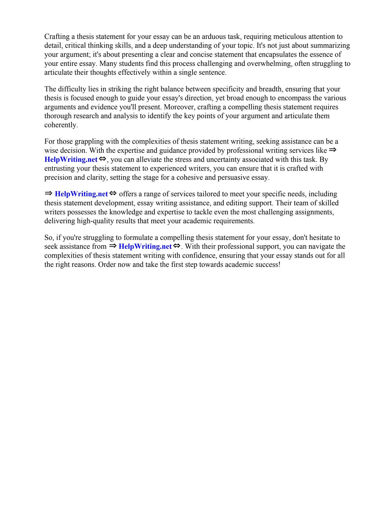 Writing Essay Thesis Statement Examples by Summit College - Issuu