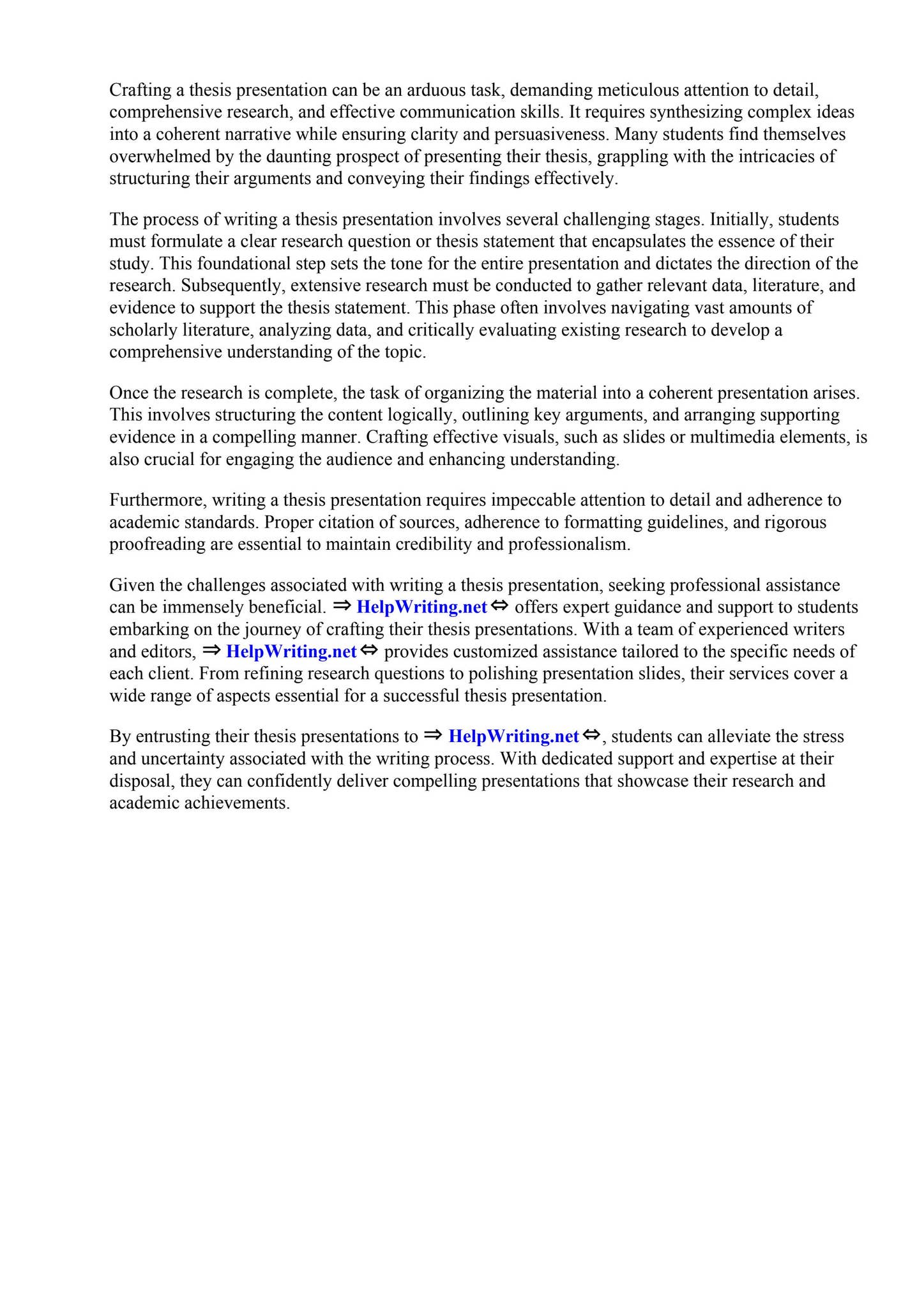 How To Write A Thesis Presentation by Medical College of Wisconsin - Issuu