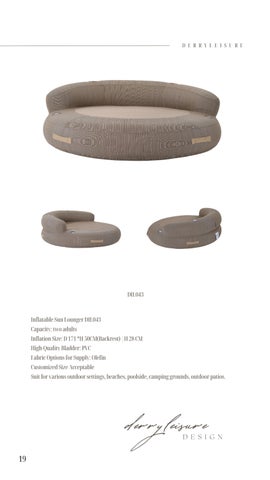 Inflatable Leisure Furniture Expert_Sabrina Derryleisure Inflatable 轻奢 Pool Lounger 家具目录 2024 第 20 页