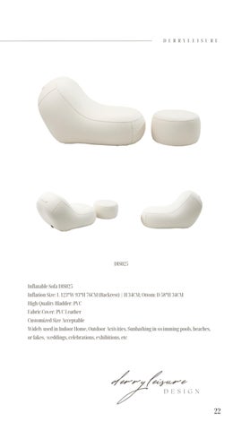 Inflatable Leisure Furniture Expert_Sabrina Derryleisure Inflatable 轻奢 Pool Lounger 家具目录 2024 第 23 页