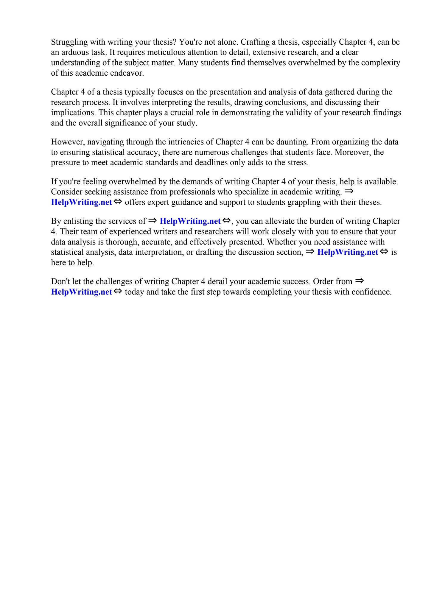 Chapter 4 Thesis Example by Pennsylvania Western University, California ...