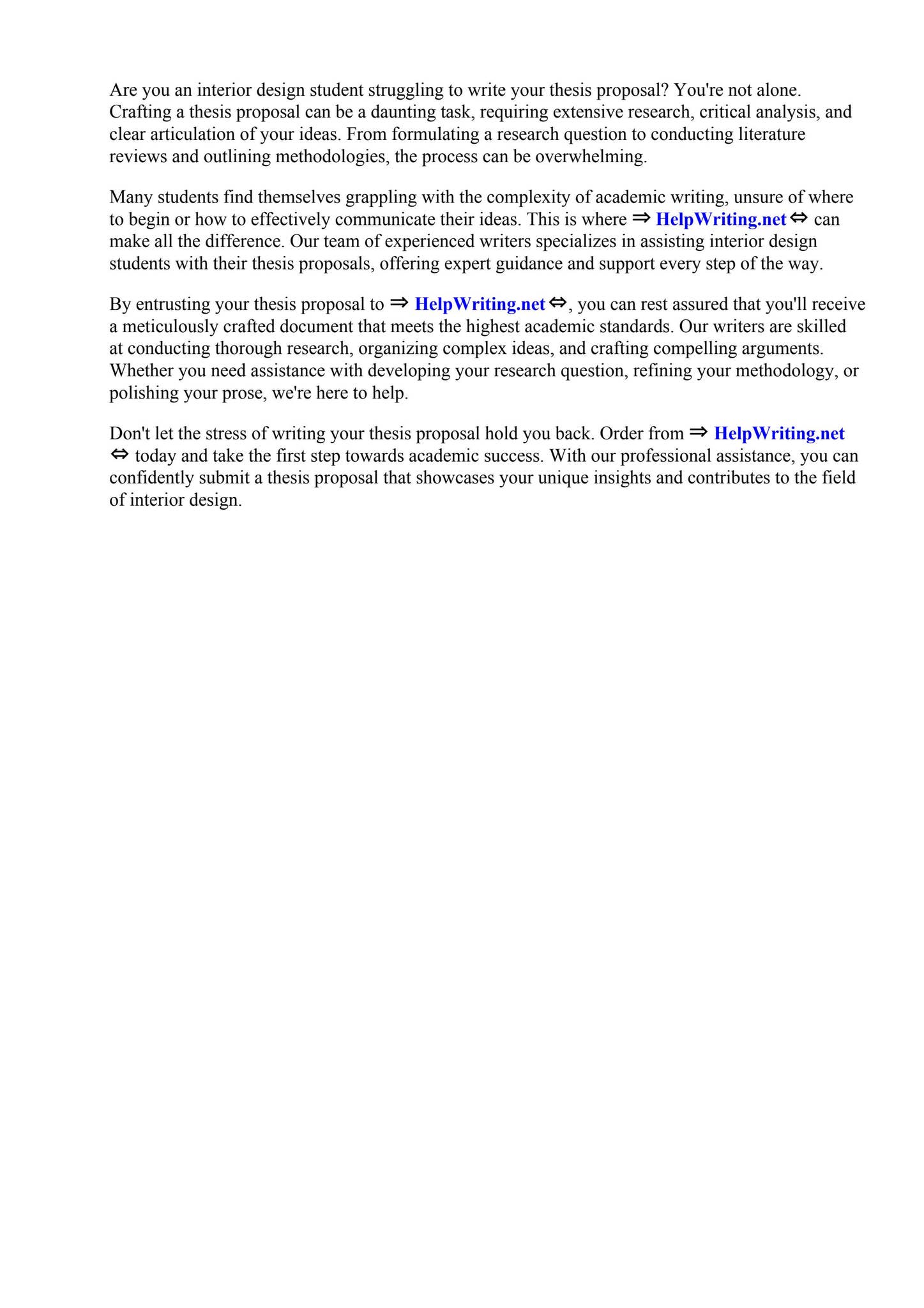 Interior Design Student Thesis Proposal by Oakland University - Issuu
