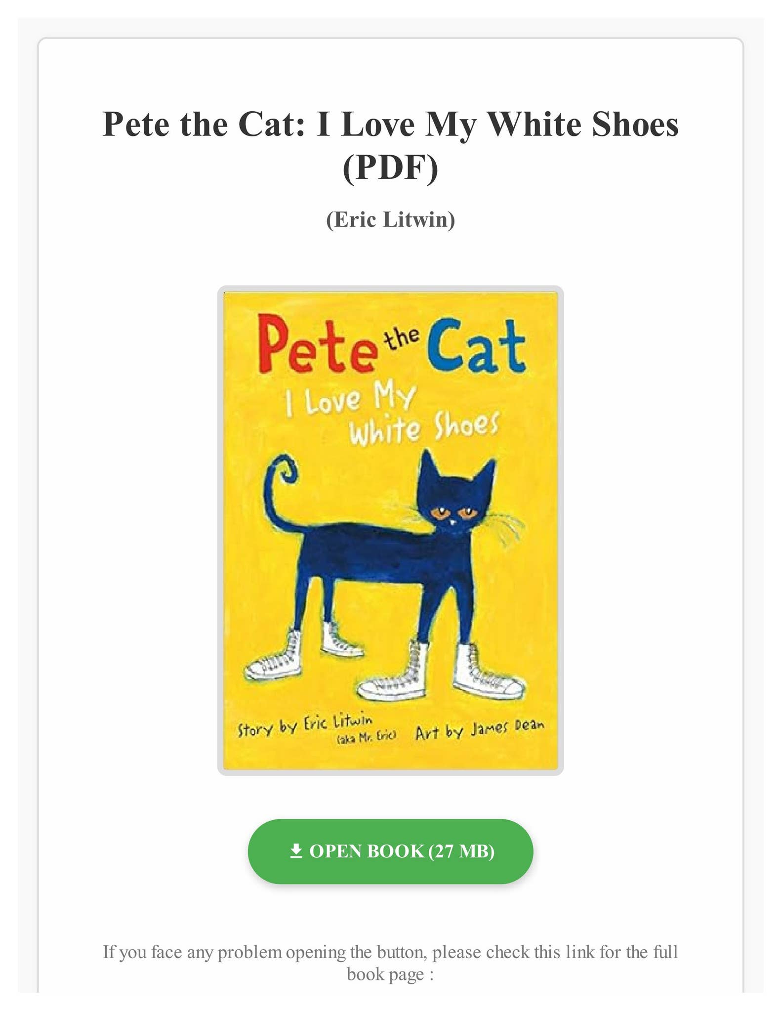 洋書 181 pete the cat I Love My White Shoes Amazon.com: Pete the Cat: I Love My White Shoes: Dean, James