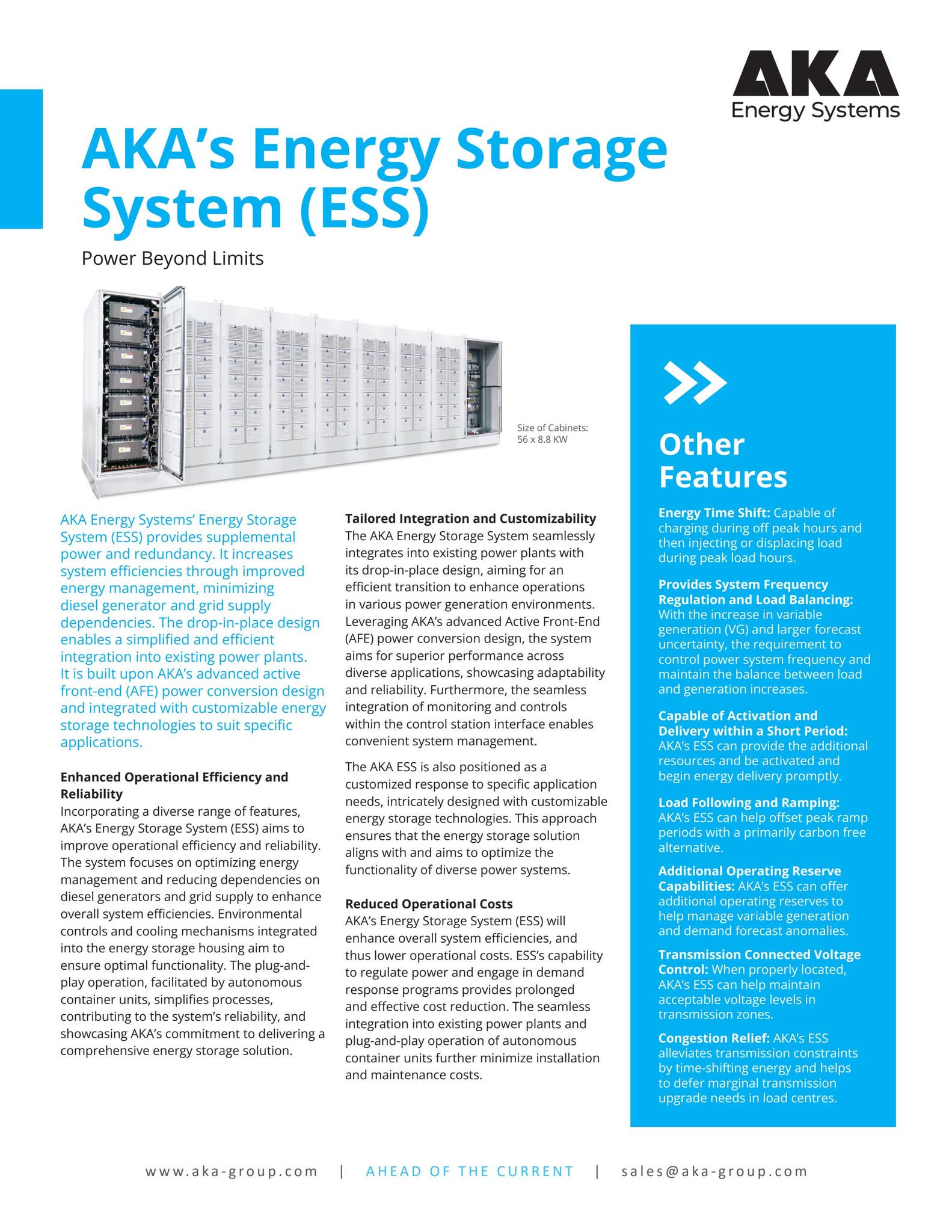 AKA's Energy Storage System (ESS) by akaenergysystems - Issuu