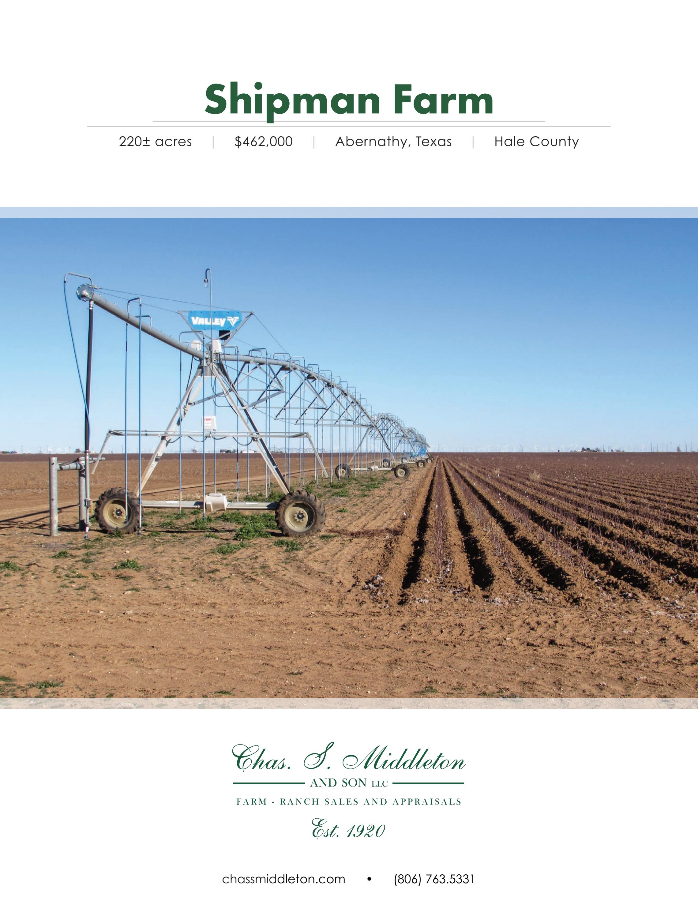 Shipman Farm Hale County, Texas by csmandson Issuu