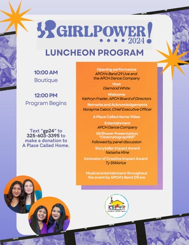 GirlPower! 2024 电子版 Program 第 3 页