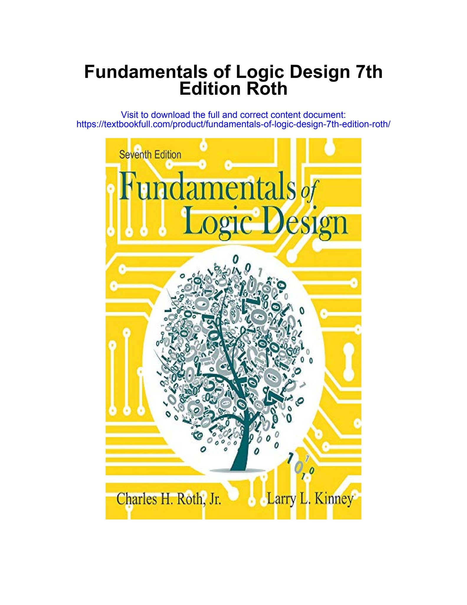 Fundamentals of logic design 7th edition roth by scott.baggesen426 - Issuu