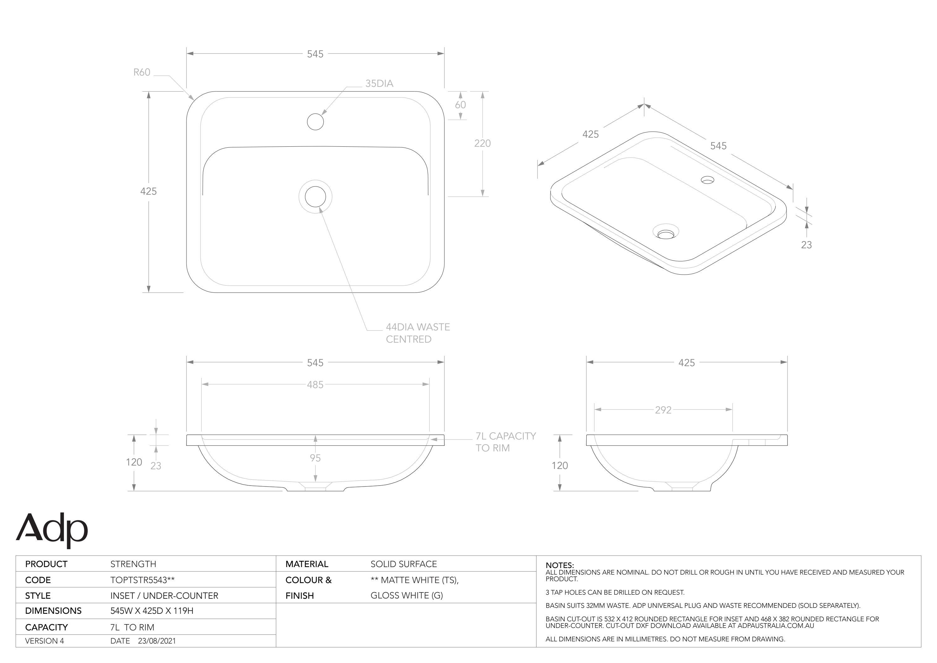 strength-inset-under-counter-spec-toptstr5543-v4 by Tilemall - Issuu