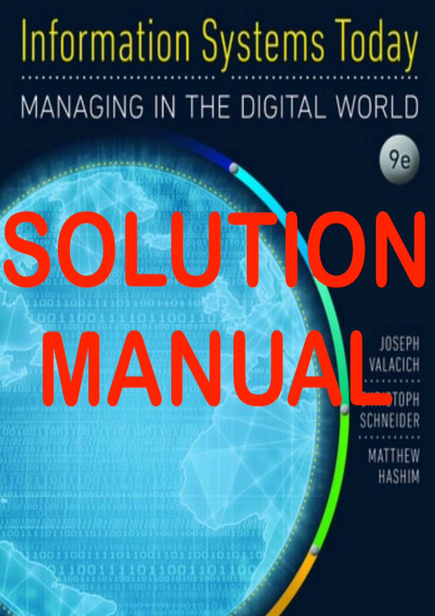 Solution Manual For Information Systems Today Managing in the Digital ...