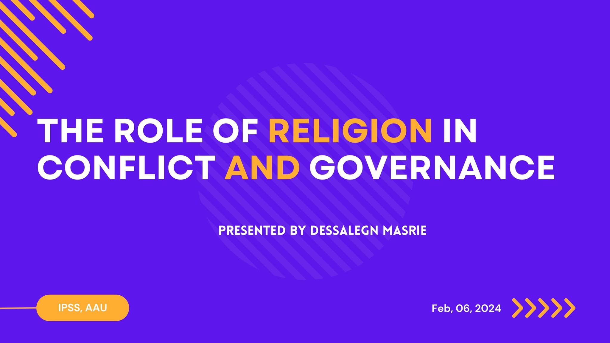 The Role of Religion in Conflict and Governance by demandside - Issuu