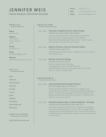 Academic Portfolio 第 2 页