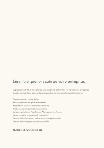 Solutions d’ameublement pour votre entreprise - B2B 家具型录 2024 第 3 页