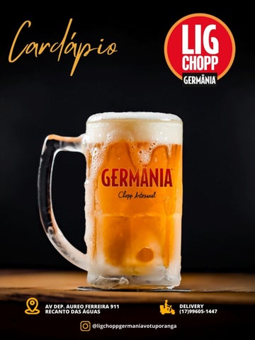 Cardapio Germania Votuporanga